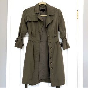 Banana Republic Olive Green Trench Coat